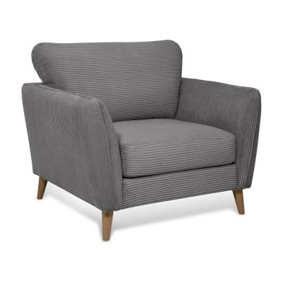 Fotoliu gri Ã®nchis cu tapiÈu009Berie din catifea reiatÄParis âu0080Scandic