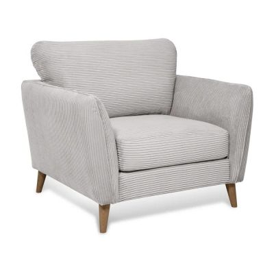 Fotoliu gri deschis cu tapiÈu009Berie din catifea reiatÄParis âu0080Scandic