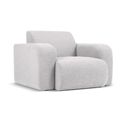 Fotoliu gri deschis cu tapiÈu009Berie din stofÄbouclÃ© Molino âu0080Micadoni Home