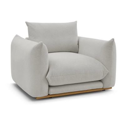 Fotoliu gri deschis Ernest âu0080Bobochic Paris