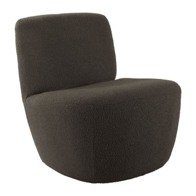 Fotoliu gri/maro cu tapiÈu009Berie din Èu009BesÄu0083turÄbouclÃ© Ada âu0080Leitmotiv