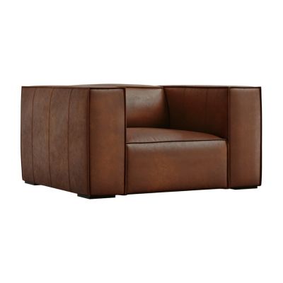 Fotoliu maro coniac cu tapiÈu009Berie din piele Madame âu0080Windsor & Co Sofas