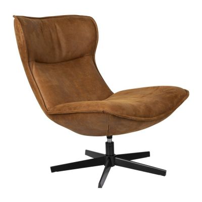 Fotoliu maro coniac pivotant John âu0080White Label