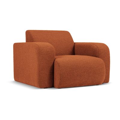 Fotoliu maro cu tapiÈu009Berie din stofÄbouclÃ© Molino âu0080Micadoni Home