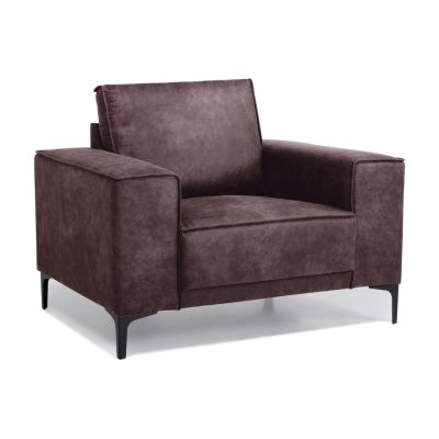 Fotoliu maro din imitaÈu009Bie de piele Copenhagen - Scandic