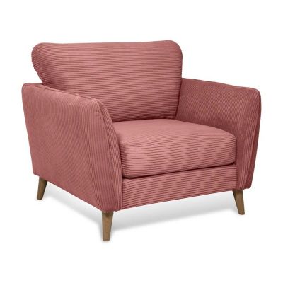 Fotoliu roz cu tapiÈu009Berie din catifea reiatÄParis âu0080Scandic