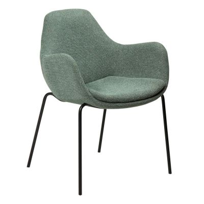 Fotoliu verde deschis cu tapiÈu009Berie din Èu009BesÄu0083turÄbouclÃ© Zimmer âu0080DAN-FORM Denmark