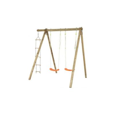 Complex leagane pentru 2 copii cu scara de catarat Tiridou Trigano