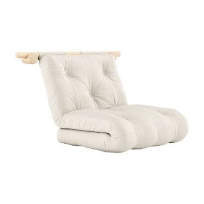 Fotoliu Ã®n culoare naturalÄcu tapiÈu009Berie din in Hooked âu0080Karup Design