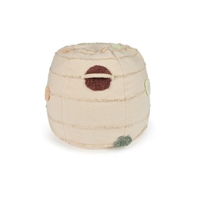 Fotoliu puf pentru copii crem Solar System – Lorena Canals