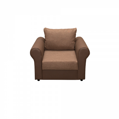 Fotoliu SARA extensibil, IP maro inchis + maro deschis, 105x95x78 cm