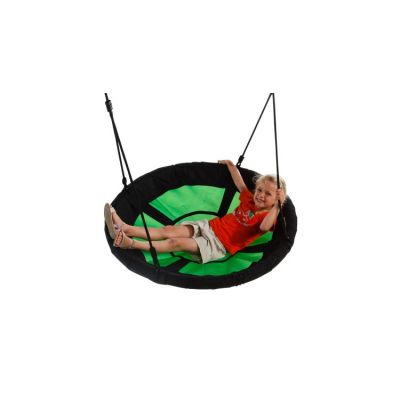 Leagan cuib pentru 2 copii Swbee verde deschis cu negru