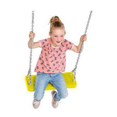 Leagan din cauciuc cu lant galben