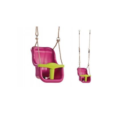 Leagan pentru copii Luxe PP mov - verde