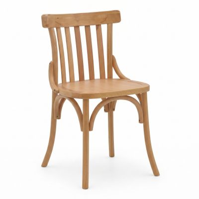 Scaun Flisbie lemn Natural de fag, 46x48x86 cm