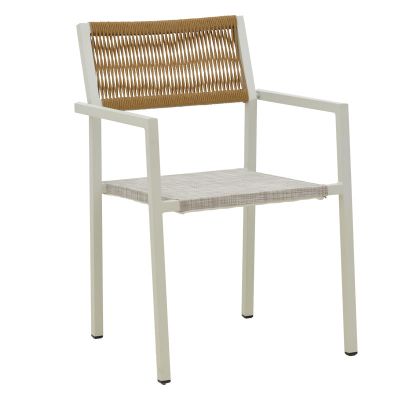 Scaun Savor, Alb - Gri inchis, 55x58x63 cm