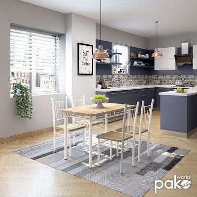 Set Masa si Scaune Roza 5 Piese  120x70x75 cm