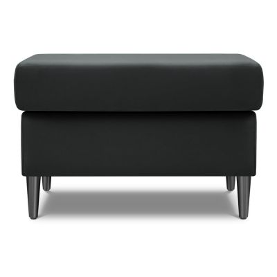 Taburet gri închis cu tapițerie din catifea Kyoto – Cosmopolitan Design