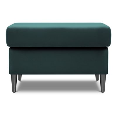 Taburet petrol cu tapițerie din catifea Kyoto – Cosmopolitan Design