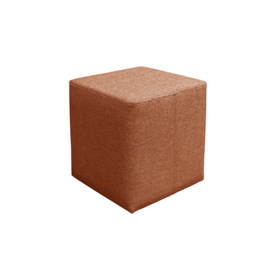 Taburet ROKA, caramiziu, 35x35x38 cm