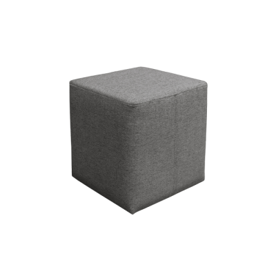 Taburet ROKA, gri deschis, 35x35x38 cm