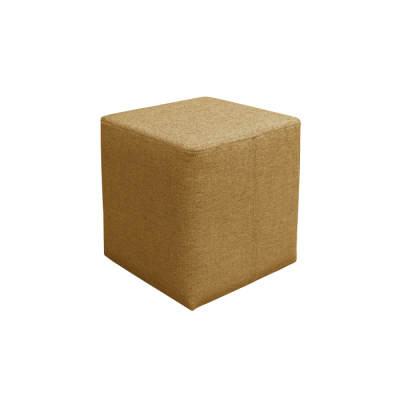 Taburet ROKA, mustar, 35x35x38 cm