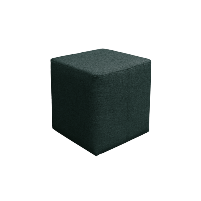 Taburet ROKA, verde inchis, 35x35x38 cm