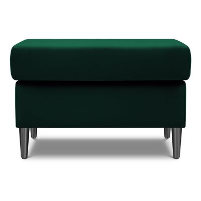 Taburet verde cu tapițerie din catifea Kyoto – Cosmopolitan Design