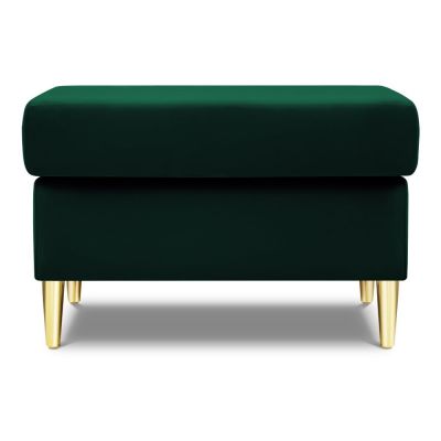Taburet verde cu tapițerie din catifea Kyoto – Cosmopolitan Design