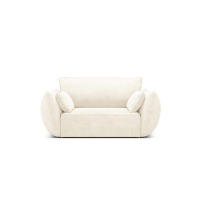 Fotoliu, Kaelle, Micadoni Home, BL, 128x100x85 cm, poliester chenille, bej deschis