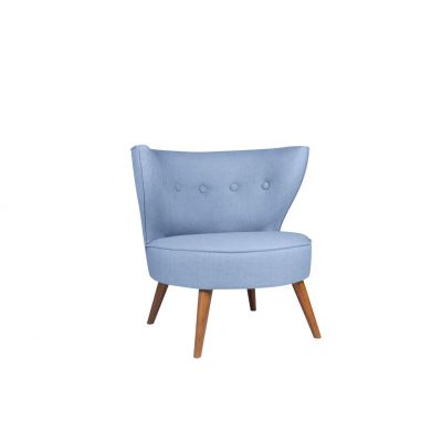 Fotoliu, Zeon, 558ZEN1114, Lemn, Albastru indigo