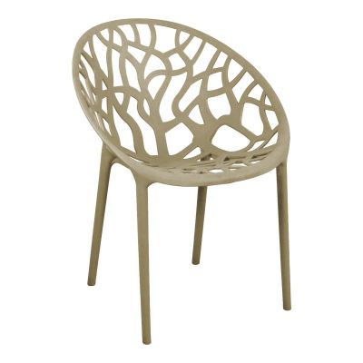 Scaun Daren  PP, de Crem cu dimensiunile 59x60x80 cm
