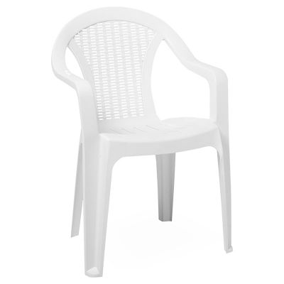Scaun exterior Headway, Alb, 56x42x78 cm