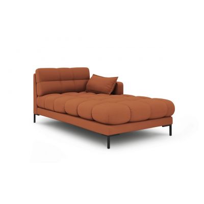 Sezlong living dreapta 1 loc, Mamaia, Micadoni Home, BL, 185x102x75 cm, tesatura tip twill, caramiziu
