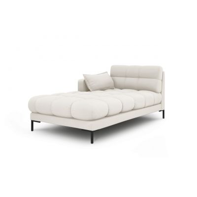 Sezlong living stanga 1 loc, Mamaia, Micadoni Home, BL, 185x102x75 cm, tesatura tip twill, bej deschis