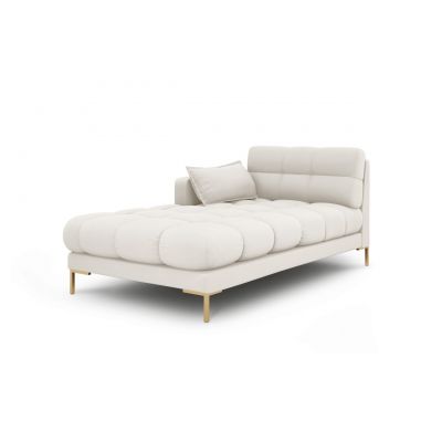 Sezlong living stanga 1 loc, Mamaia, Micadoni Home, GL, 185x102x75 cm, tesatura tip twill, bej deschis