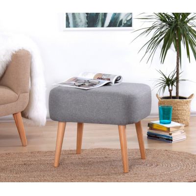 Taburet, Atelier del Sofa, 209FLF1130, Gri