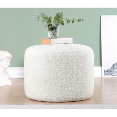 Taburet, Atelier del Sofa, 209FLF1142, Alb