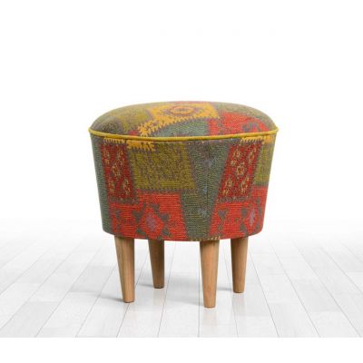 Taburet, Atelier del Sofa, 209FLF1239, Multicolor