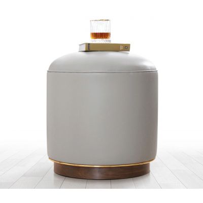 Taburet, Atelier del Sofa, 209FLF1262, Gri