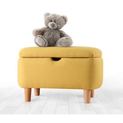 Taburet, Atelier del Sofa, 209FLF1321, Galben