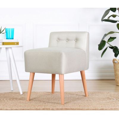 Taburet, Atelier del Sofa, 209FLF1337, Crem