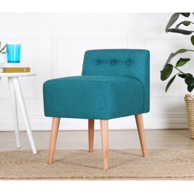 Taburet, Atelier del Sofa, 209FLF1338, Verde petrol