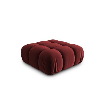 Taburet, Bellis, Micadoni Home, BL, 94x94x43 cm, catifea, rosu inchis