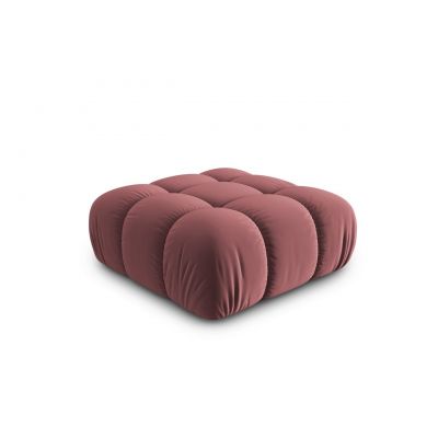 Taburet, Bellis, Micadoni Home, BL, 94x94x43 cm, catifea, roz