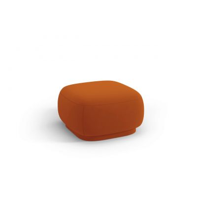 Taburet, Camden, Cosmopolitan Design, 65x65x39 cm, catifea, teracota