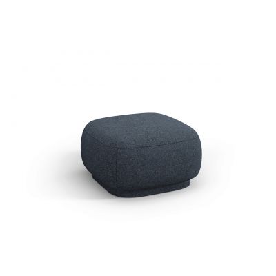 Taburet, Camden, Cosmopolitan Design, 65x65x39 cm, tesatura chenille, albastru