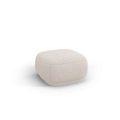 Taburet, Camden, Cosmopolitan Design, 65x65x39 cm, tesatura chenille, bej