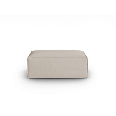 Taburet, Mackay, Cosmopolitan Design, 100x69x40 cm, catifea tricotata, bej