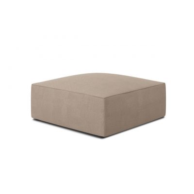 Taburet, Ruby, Micadoni Home, BL, 93x93x40 cm, poliester, bej inchis